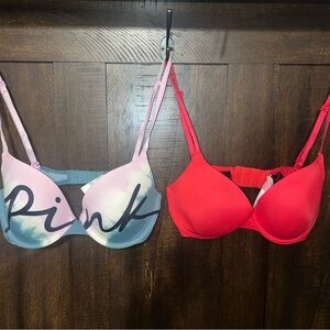 PINK Victoria secret bra bundle